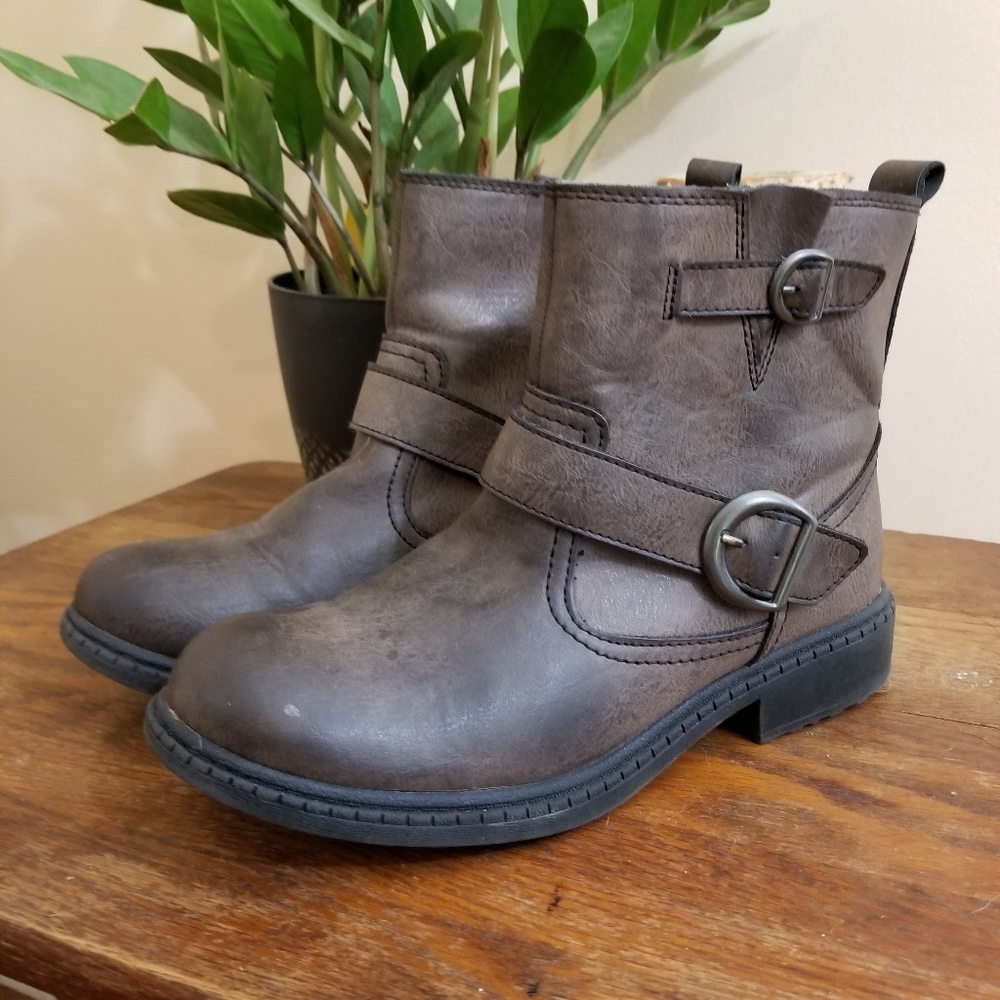 Moto style booties